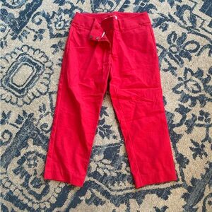 LOFT Red Women's Pants